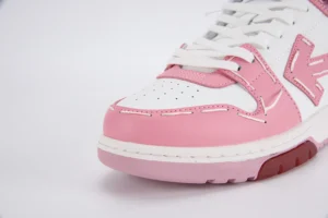 OFF WHITE Out Of Office Sartorial Stitching White PInk Replica00004