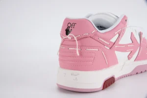OFF WHITE Out Of Office Sartorial Stitching White PInk Replica00005