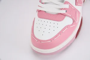 OFF WHITE Out Of Office Sartorial Stitching White PInk Replica00006