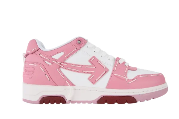 OFF WHITE Out Of Office Sartorial Stitching white pink 1