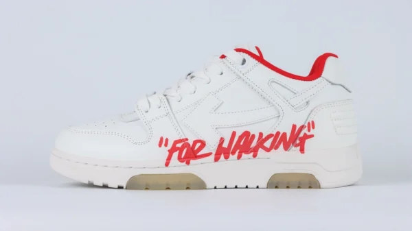 Off White Out of Office For Walking White Red Reps 1