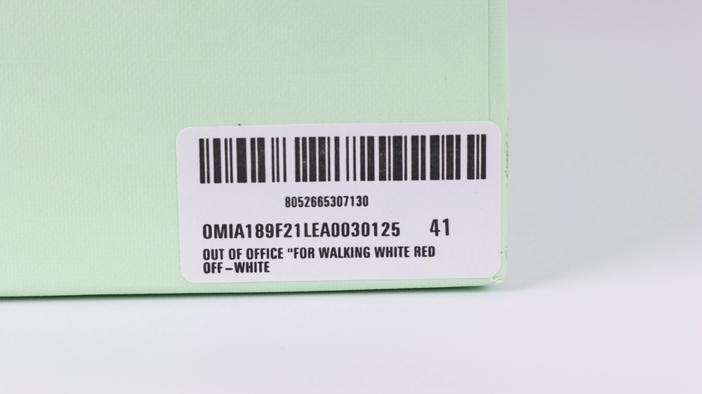 Off White Out of Office For Walking White Red Reps 12