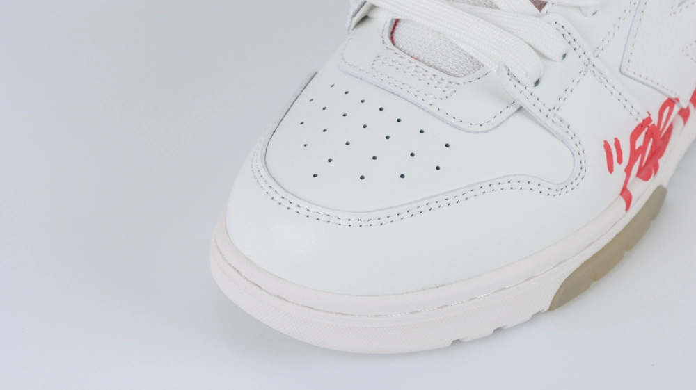 Off White Out of Office For Walking White Red Reps 2