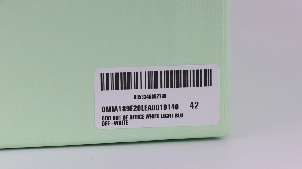 Off White Out of Office Low White Light Blue Replica 2