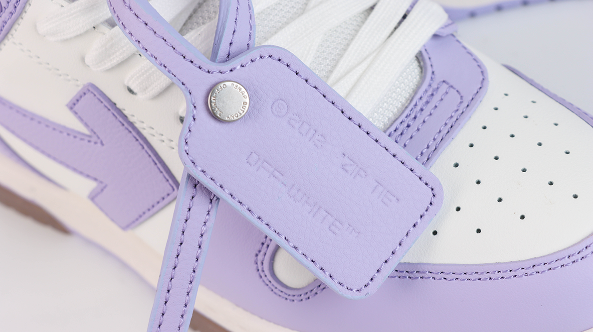 Off White Wmns Out of Office White Purple Reps7