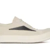 RICK OWENS FW23 LUXOR VINTAGE SNEAKS IN VELOUR SUEDE AND FULL GRAIN CALF LEATHER