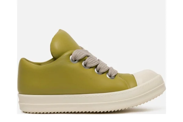 RICK OWENS Jumbo Lace Padded Low Ramones in AcidMilk 1