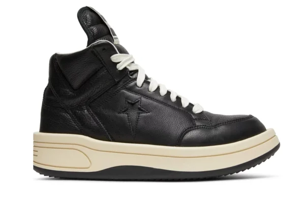 Rick Owens x TURBOWPN Mid Black Cloud Cream