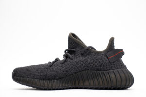 Yeezy 350 V2 Static All Black Reflective 5