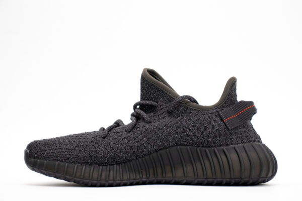 Yeezy 350 V2 Static All Black Reflective 5
