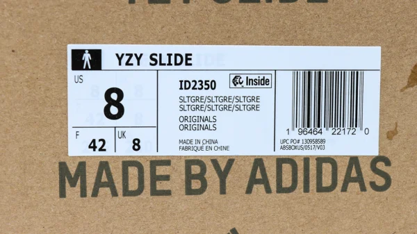 Yeezy Slides Slate Grey Reps9