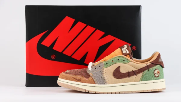 Zion Williamson x Air Jordan 1 Retro Low OG Voodoo Reps9