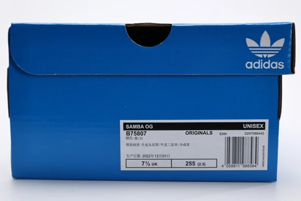 adidas Samba OG Black White Gum Reps10
