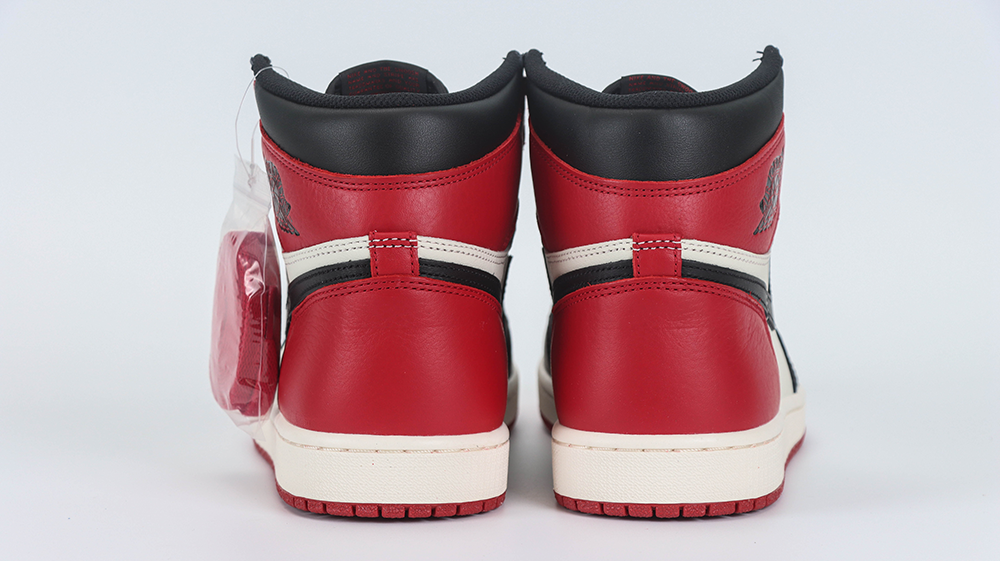 air jordan 1 bred toe quality reps 7