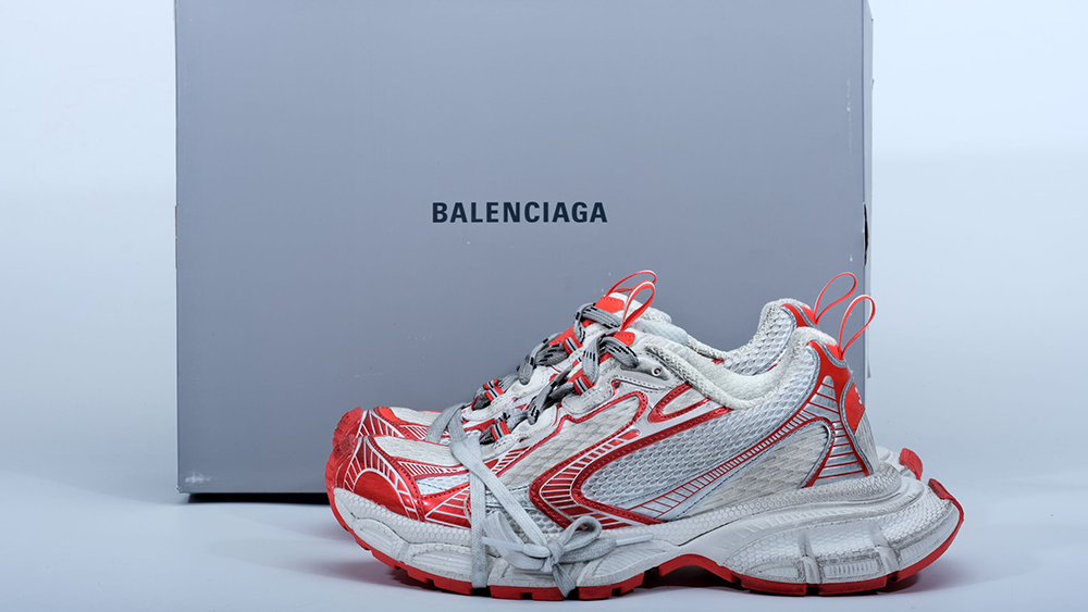 balenciaga 3xl white red 10