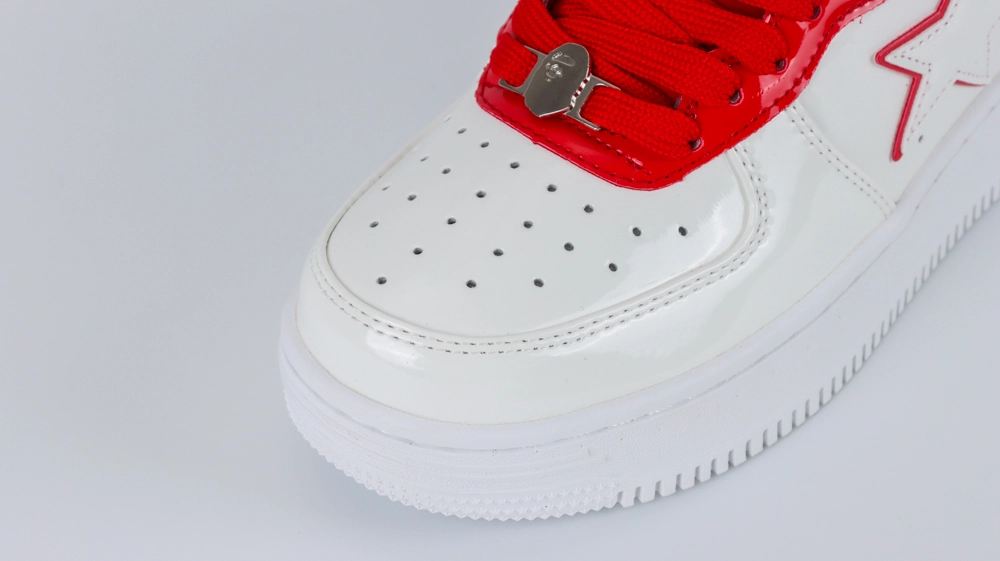 bapesta 8 m1 white red reps 10