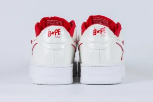 bapesta 8 m1 white red reps 3