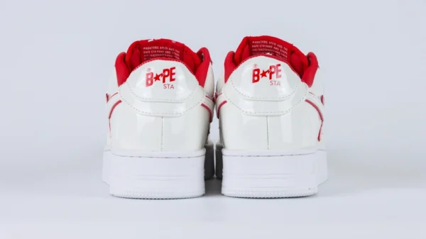 bapesta 8 m1 white red reps 3