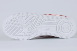 bapesta 8 m1 white red reps 5