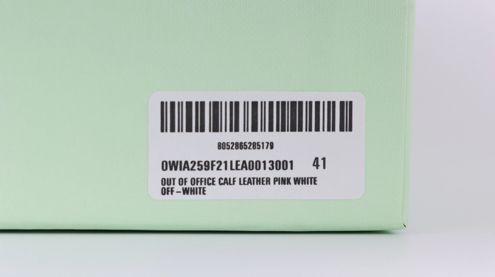 off white out of office pink white reps 1