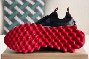 Chistian Loubouti Sharkyloub SP Spikes Sneakers Calf leather neoprene and spikes black 4