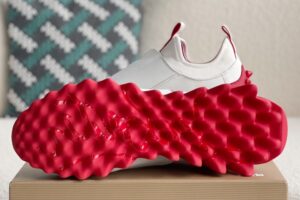 Christian Loubouti Sharkyloub SP Spikes Sneakers Calf leather neoprene and spikes white 5