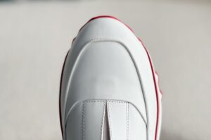 Christian Loubouti Sharkyloub SP Spikes Sneakers Calf leather neoprene and spikes white 8