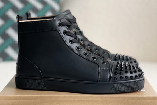 Christian Louboutin Lou Spikes High Top black