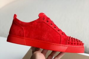 Christian Louboutin Louis Junior Spikes Flat Rougissime 6