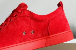 Christian Louboutin Louis Junior Spikes Flat Rougissime 7