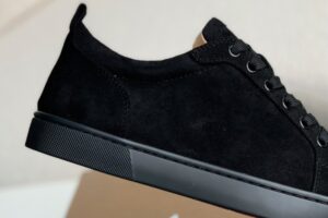 Christian Louboutin Vieira Spikes Black Suede 6