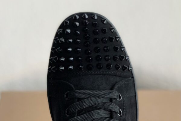 Christian Louboutin Vieira Spikes Black Suede 7