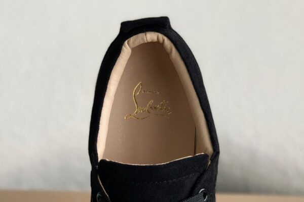 Christian Louboutin Vieira Spikes Black Suede 8